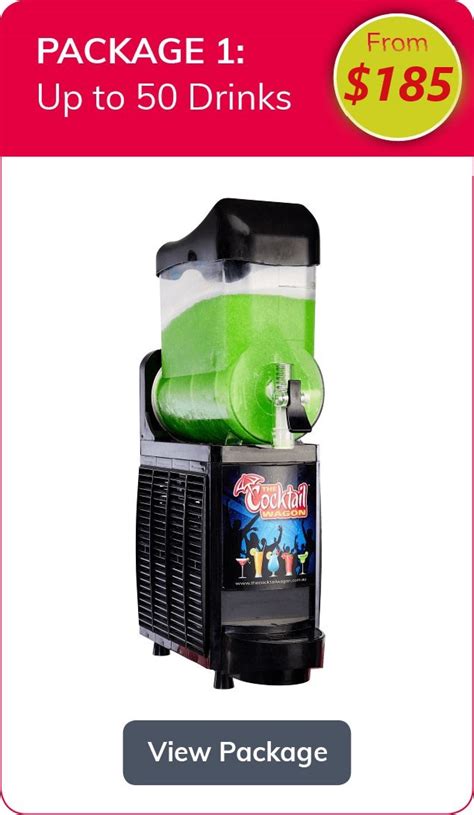 frozen cocktail machine hire brisbane.